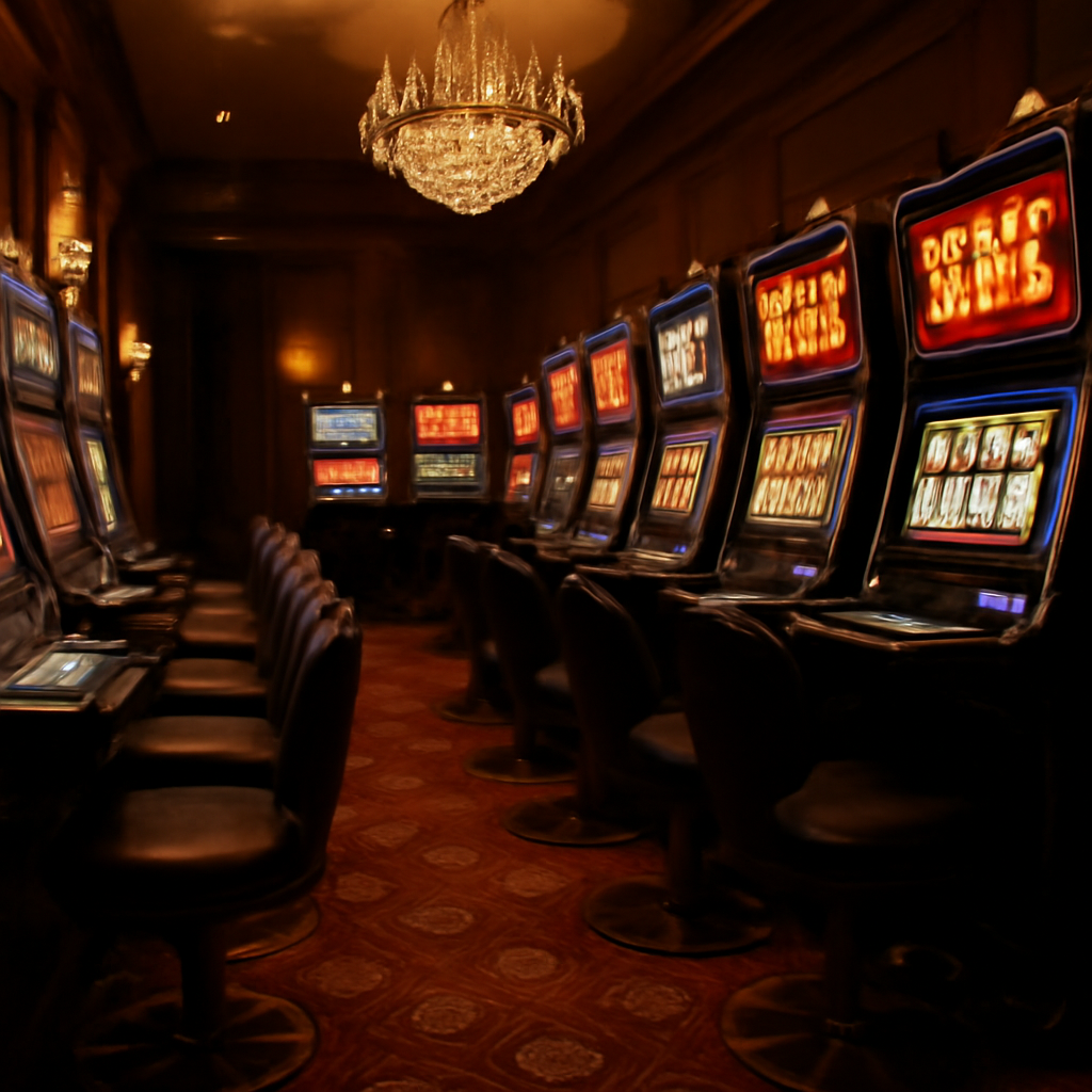 Lobby ambiance at Wildcard City Casino